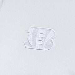 Cincinnati Bengals Antigua Women's Reprocess Quarter-Zip Top - White - NFL