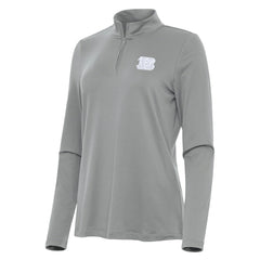Cincinnati Bengals Antigua Women's Reprocess Quarter-Zip Top - Gray - NFL