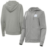 Cincinnati Bengals Antigua Women's Seeker Full-Zip Hoodie Jacket - Heather Gray - NFL