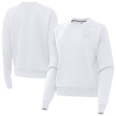 New York Giants Antigua Women's Victory Crew Pullover Sweatshirt - White - NFL