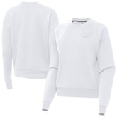 Philadelphia Eagles Antigua Women's Victory Crew Pullover Sweatshirt - White - NFL