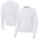 San Francisco 49ers Antigua Women's Victory Crew Pullover Sweatshirt - White - NFL