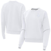 Minnesota Vikings Antigua Women's Victory Crew Pullover Sweatshirt - White - NFL