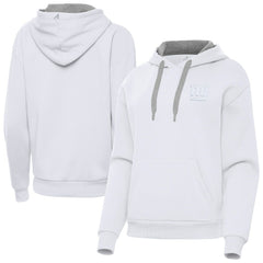 New York Giants Antigua Women's Victory Pullover Hoodie - White - NFL