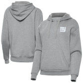New York Giants Antigua Women's Victory Pullover Hoodie - Heather Gray - NFL