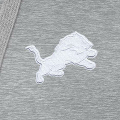 Detroit Lions Antigua Women's Victory Pullover Hoodie - Heather Gray - NFL