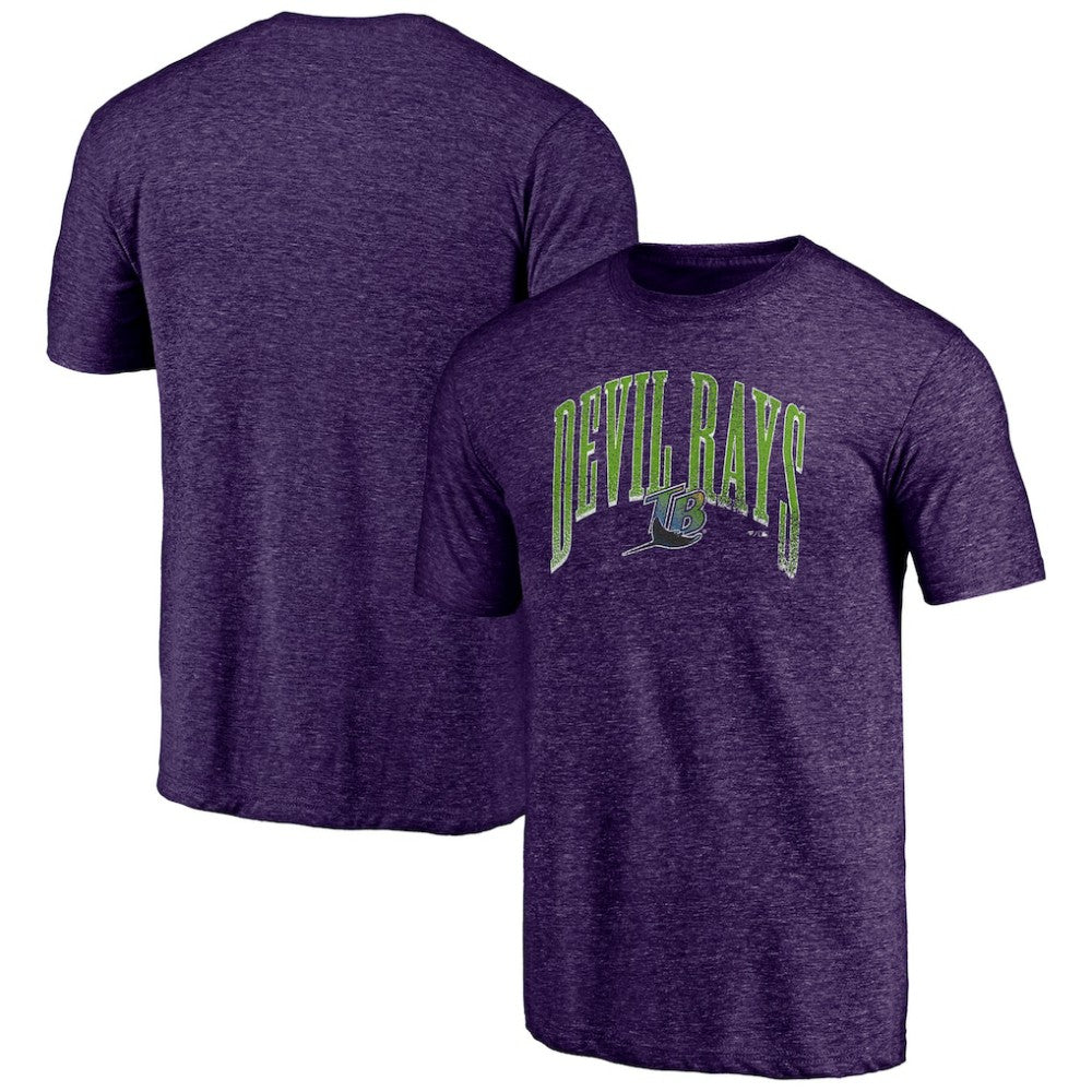 Tampa Bay Rays Purple Cooperstown Collection Line Corps Tri-Blend T-Shirt Discount