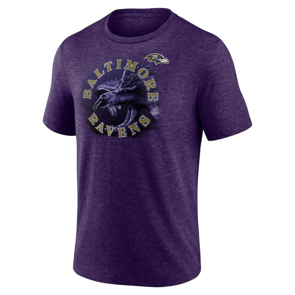 Baltimore Ravens Purple Sporting Chance Tri-Blend T-Shirt - NFL
