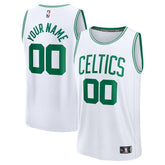 Fanatics Boston Celtics Fast Break Custom Jersey Association Edition White