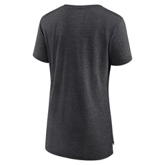 Las Vegas Raiders Women's Vintage Graphic Tri-Blend Scoop Neck T-Shirt - Charcoal - Nike