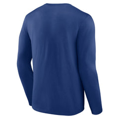 Toronto Maple Leafs Blue Team Lockup Long Sleeve T-Shirt | NHL near me