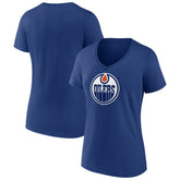 Edmonton Oilers Women's Primary Logo T-Shirt - Blue | NHL sale