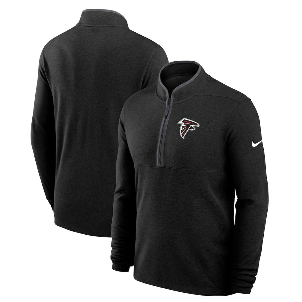Atlanta Falcons Lightweight Victory Dri-FIT Half-Zip Pullover - Black - Nike
