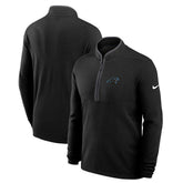 Carolina Panthers Lightweight Victory Dri-FIT Half-Zip Pullover - Black - Nike