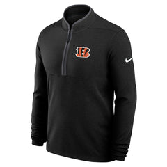 Cincinnati Bengals Lightweight Victory Dri-FIT Half-Zip Pullover - Black - Nike