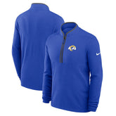 Los Angeles Rams Lightweight Victory Dri-FIT Half-Zip Pullover - Royal - Nike