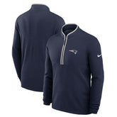 New England Patriots Lightweight Victory Dri-FIT Half-Zip Pullover - Navy - Nike