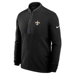 New Orleans Saints Lightweight Victory Dri-FIT Half-Zip Pullover - Black - Nike