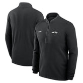 New York Jets Lightweight Victory Dri-FIT Half-Zip Pullover - Black - Nike