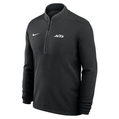 New York Jets Lightweight Victory Dri-FIT Half-Zip Pullover - Black - Nike