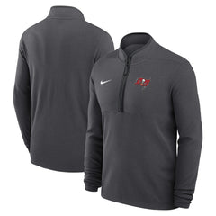 Tampa Bay Buccaneers Lightweight Victory Dri-FIT Half-Zip Pullover - Anthracite - Nike