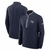 Tennessee Titans Lightweight Victory Dri-FIT Half-Zip Pullover - Navy - Nike