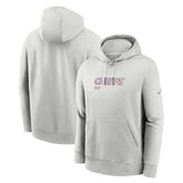 Kansas City Chiefs Edge Pack French Terry Club Pullover Hoodie - Gray - Nike