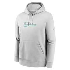 Miami Dolphins Edge Pack French Terry Club Pullover Hoodie - Gray - Nike