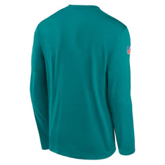 Miami Dolphins Legend Small Logo Dri-FIT Long Sleeve T-Shirt - Aqua - Nike