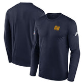 Green Bay Packers Legend Small Logo Dri-FIT Long Sleeve T-Shirt - Navy - Nike