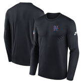 Houston Texans Legend Small Logo Dri-FIT Long Sleeve T-Shirt - Navy - Nike