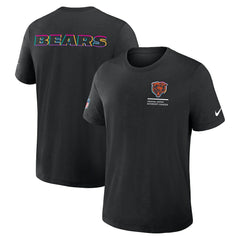 Chicago Bears 2025 NFL Crucial Catch Tri-Blend Dri-FIT T-Shirt - Black - Nike