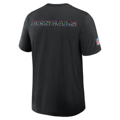 Cincinnati Bengals 2025 NFL Crucial Catch Tri-Blend Dri-FIT T-Shirt - Black - Nike