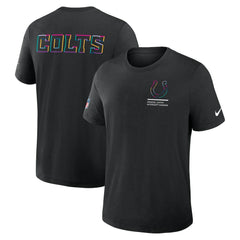 Indianapolis Colts 2025 NFL Crucial Catch Tri-Blend Dri-FIT T-Shirt - Black - Nike