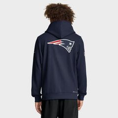 New England Patriots Sideline Standard Issue Utility Player Dri-FIT Full-Zip Hoodie - Navy - Nike