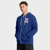 New York Giants Sideline Standard Issue Utility Player Dri-FIT Full-Zip Hoodie - Royal - Nike