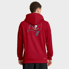 Tampa Bay Buccaneers Sideline Standard Issue Utility Player Dri-FIT Full-Zip Hoodie - Red - Nike