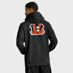 Cincinnati Bengals Sideline Standard Issue Utility Player Dri-FIT Full-Zip Hoodie - Black - Nike