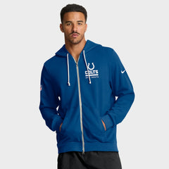Indianapolis Colts Sideline Standard Issue Utility Player Dri-FIT Full-Zip Hoodie - Royal - Nike