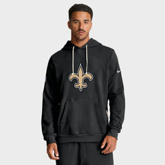 New Orleans Saints Sideline Standard Issue Initial Home Dri-FIT Hoodie - Black - Nike