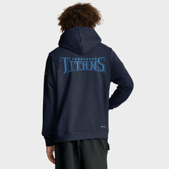 Tennessee Titans Sideline Standard Issue Initial Home Dri-FIT Hoodie - Navy - Nike
