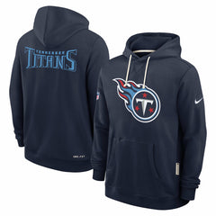Tennessee Titans Sideline Standard Issue Initial Home Dri-FIT Hoodie - Navy - Nike