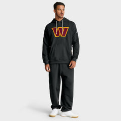 Washington Commanders Sideline Standard Issue Initial Home Dri-FIT Hoodie - Black - Nike