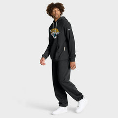 Jacksonville Jaguars Sideline Standard Issue Initial Home Dri-FIT Hoodie - Black - Nike
