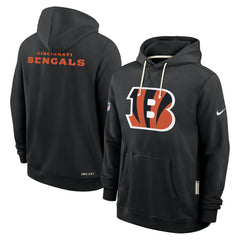 Cincinnati Bengals Sideline Standard Issue Initial Home Dri-FIT Hoodie - Black - Nike