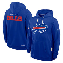 Buffalo Bills Sideline Standard Issue Initial Home Dri-FIT Hoodie - Royal - Nike