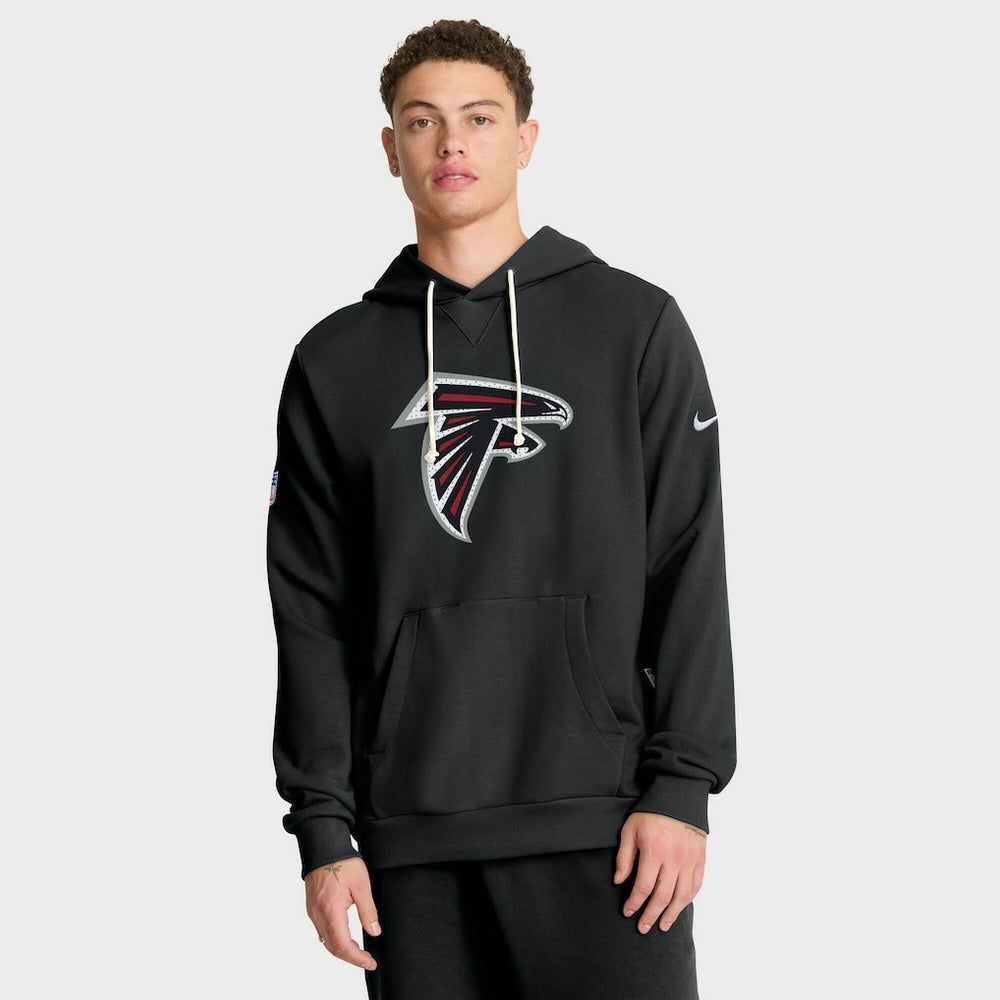 Atlanta Falcons Sideline Standard Issue Initial Home Dri-FIT Hoodie - Black - Nike