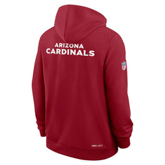 Arizona Cardinals Sideline Standard Issue Initial Home Dri-FIT Hoodie - Cardinal - Nike