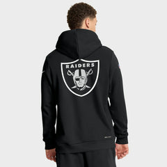 Las Vegas Raiders 2025 NFL Crucial Catch Sideline Standard Issue Dri-FIT Hoodie - Black - Nike