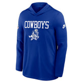 Dallas Cowboys Sideline Alt Pack Dri-FIT Lightweight Hooded Top - Royal - Nike